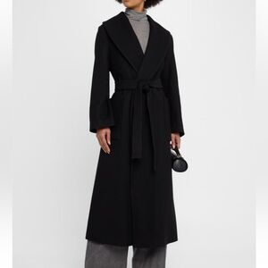 Rohe Shawl collar wrap coat